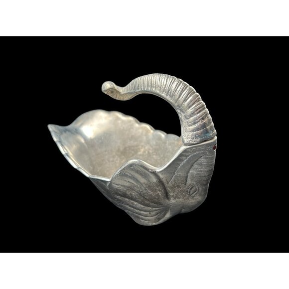 Elephant Gravy Serving Boat Dish Arthur Court 1989 Vintage 8"x6 x4" Rare - Picture 4 of 15